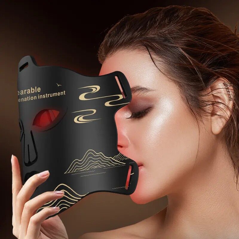 Red Light Mask View with Model
